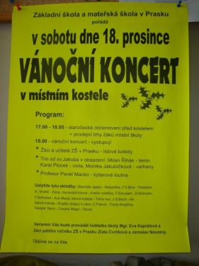 Vnon atmosfra ped kostelem