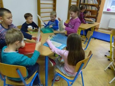 Spisovatelka ve �kole