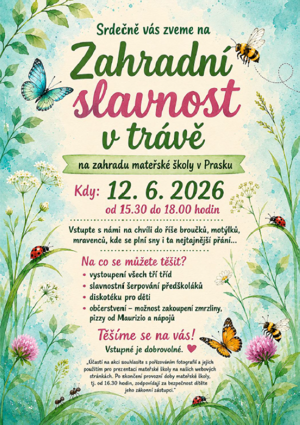 Zahradn� slavnost 2026